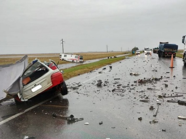 Un violento choque en la ruta 3 dej una vctima fatal